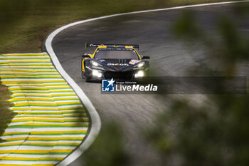 2024-07-12 - 82 JUNCADELLA Daniel (spa), BAUD Sébastien (fra), KOIZUMI Hiroshi (jpn), TF Sport, Corvette Z06 GT3.R #82, LM GT3, action during the 2024 Rolex 6 Hours of Sao Paulo, 5th round of the 2024 FIA World Endurance Championship, from July 12 to 14, 2024 on the Autódromo José Carlos Pace in Interlagos, Brazil - FIA WEC - 6 HOURS OF SAO PAULO 2024 - ENDURANCE - MOTORS