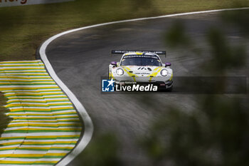 2024-07-12 - 92 MALYKHIN Aliaksandr (kna), STURM Joel (ger), BACHLER Klaus (aut), Manthey Purerxcing, Porsche 911 GT3 R #91, LM GT3, action during the 2024 Rolex 6 Hours of Sao Paulo, 5th round of the 2024 FIA World Endurance Championship, from July 12 to 14, 2024 on the Autódromo José Carlos Pace in Interlagos, Brazil - FIA WEC - 6 HOURS OF SAO PAULO 2024 - ENDURANCE - MOTORS