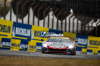 2024-07-12 - 55 HERIAU François (fra), MANN Simon (usa), ROVERA Alessio (ita), Vista AF Corse, Ferrari 296 GT3 #55, LM GT3, action during the 2024 Rolex 6 Hours of Sao Paulo, 5th round of the 2024 FIA World Endurance Championship, from July 12 to 14, 2024 on the Autódromo José Carlos Pace in Interlagos, Brazil - FIA WEC - 6 HOURS OF SAO PAULO 2024 - ENDURANCE - MOTORS