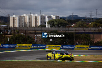 2024-07-12 - 60 SCHIAVONI Claudio (ita), CRESSONI Matteo (ita), PERERA Franck (fra), Iron Lynx, Lamborghini Huracan GT3 Evo2 #60, LM GT3, action during the 2024 Rolex 6 Hours of Sao Paulo, 5th round of the 2024 FIA World Endurance Championship, from July 12 to 14, 2024 on the Autódromo José Carlos Pace in Interlagos, Brazil - FIA WEC - 6 HOURS OF SAO PAULO 2024 - ENDURANCE - MOTORS