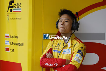 2024-07-12 - YE Yifei (chn), AF Corse, Ferrari 499P, portrait during the 2024 Rolex 6 Hours of Sao Paulo, 5th round of the 2024 FIA World Endurance Championship, from July 12 to 14, 2024 on the Autódromo José Carlos Pace in Interlagos, Brazil - FIA WEC - 6 HOURS OF SAO PAULO 2024 - ENDURANCE - MOTORS