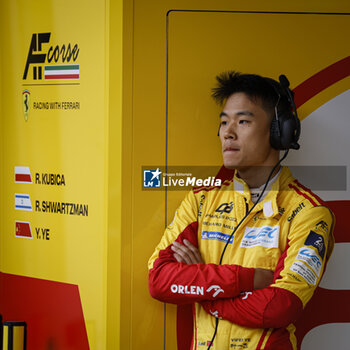 2024-07-12 - YE Yifei (chn), AF Corse, Ferrari 499P, portrait during the 2024 Rolex 6 Hours of Sao Paulo, 5th round of the 2024 FIA World Endurance Championship, from July 12 to 14, 2024 on the Autódromo José Carlos Pace in Interlagos, Brazil - FIA WEC - 6 HOURS OF SAO PAULO 2024 - ENDURANCE - MOTORS