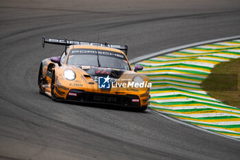 2024-07-13 - 92 MALYKHIN Aliaksandr (kna), STURM Joel (ger), BACHLER Klaus (aut), Manthey Purerxcing, Porsche 911 GT3 R #91, LM GT3, action during the 2024 Rolex 6 Hours of Sao Paulo, 5th round of the 2024 FIA World Endurance Championship, from July 12 to 14, 2024 on the Autódromo José Carlos Pace in Interlagos, Brazil - FIA WEC - 6 HOURS OF SAO PAULO 2024 - ENDURANCE - MOTORS