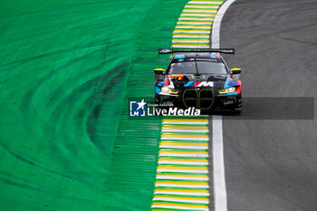 2024-07-13 - 46 MARTIN Maxime (bel), ROSSI Valentino (ita), AL HARTHY Ahmad (omn) Team WRT, BMW M4 GT3 #46, LM GT3, action during the 2024 Rolex 6 Hours of Sao Paulo, 5th round of the 2024 FIA World Endurance Championship, from July 12 to 14, 2024 on the Autódromo José Carlos Pace in Interlagos, Brazil - FIA WEC - 6 HOURS OF SAO PAULO 2024 - ENDURANCE - MOTORS