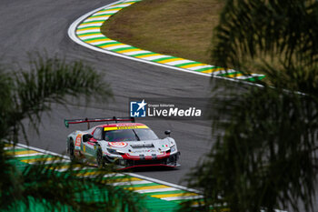 2024-07-13 - 55 HERIAU François (fra), MANN Simon (usa), ROVERA Alessio (ita), Vista AF Corse, Ferrari 296 GT3 #55, LM GT3, action during the 2024 Rolex 6 Hours of Sao Paulo, 5th round of the 2024 FIA World Endurance Championship, from July 12 to 14, 2024 on the Autódromo José Carlos Pace in Interlagos, Brazil - FIA WEC - 6 HOURS OF SAO PAULO 2024 - ENDURANCE - MOTORS