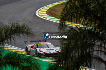 2024-07-13 - 54 FLOHR Thomas (swi), CASTELLACCI Francesco (ita), RIGON Davide (ita), Vista AF Corse, Ferrari 296 GT3 #54, LM GT3, action during the 2024 Rolex 6 Hours of Sao Paulo, 5th round of the 2024 FIA World Endurance Championship, from July 12 to 14, 2024 on the Autódromo José Carlos Pace in Interlagos, Brazil - FIA WEC - 6 HOURS OF SAO PAULO 2024 - ENDURANCE - MOTORS