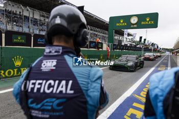 2024-07-13 - 777 SORENSEN Marco (dnk), MATEU Clément (fra), BASTARD Erwan (fra), D'Station Racing, Aston Martin Vantage GT3 #777, LM GT3, ambiance during the 2024 Rolex 6 Hours of Sao Paulo, 5th round of the 2024 FIA World Endurance Championship, from July 12 to 14, 2024 on the Autódromo José Carlos Pace in Interlago, Brazil - FIA WEC - 6 HOURS OF SAO PAULO 2024 - ENDURANCE - MOTORS