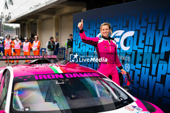 2024-07-13 - BOVY Sarah (bel), Iron Dames, Lamborghini Huracan GT3 Evo2, portrait, hyperpole during the 2024 Rolex 6 Hours of Sao Paulo, 5th round of the 2024 FIA World Endurance Championship, from July 12 to 14, 2024 on the Autódromo José Carlos Pace in Interlagos, Brazil - FIA WEC - 6 HOURS OF SAO PAULO 2024 - ENDURANCE - MOTORS