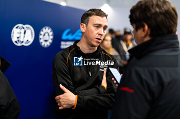 2024-07-13 - COTTINGHAM James (gbr), United Autosports, McLaren 720S GT3 Evo, portrait, mixed zone interview during the 2024 Rolex 6 Hours of Sao Paulo, 5th round of the 2024 FIA World Endurance Championship, from July 12 to 14, 2024 on the Autódromo José Carlos Pace in Interlagos, Brazil - FIA WEC - 6 HOURS OF SAO PAULO 2024 - ENDURANCE - MOTORS