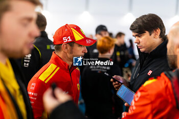 2024-07-13 - PIER GUIDI Alessandro (ita), Ferrari AF Corse, Ferrari 499P, portrait, mixed zone interview during the 2024 Rolex 6 Hours of Sao Paulo, 5th round of the 2024 FIA World Endurance Championship, from July 12 to 14, 2024 on the Autódromo José Carlos Pace in Interlagos, Brazil - FIA WEC - 6 HOURS OF SAO PAULO 2024 - ENDURANCE - MOTORS