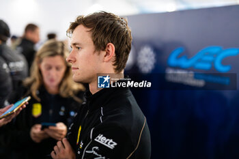 2024-07-13 - ILOTT Callum (gbr), Hertz Team Jota, Porsche 963, portrait, mixed zone interview during the 2024 Rolex 6 Hours of Sao Paulo, 5th round of the 2024 FIA World Endurance Championship, from July 12 to 14, 2024 on the Autódromo José Carlos Pace in Interlagos, Brazil - FIA WEC - 6 HOURS OF SAO PAULO 2024 - ENDURANCE - MOTORS