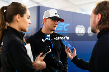 2024-07-13 - SCHUMACHER Mick (ger), Alpine Endurance Team, Alpine A424, portrait, mixed zone interview during the 2024 Rolex 6 Hours of Sao Paulo, 5th round of the 2024 FIA World Endurance Championship, from July 12 to 14, 2024 on the Autódromo José Carlos Pace in Interlagos, Brazil - FIA WEC - 6 HOURS OF SAO PAULO 2024 - ENDURANCE - MOTORS