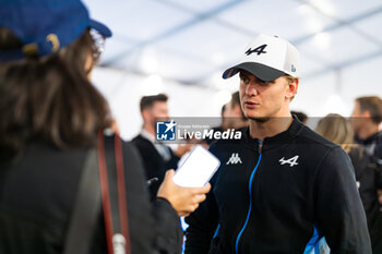 2024-07-13 - SCHUMACHER Mick (ger), Alpine Endurance Team, Alpine A424, portrait, mixed zone interview during the 2024 Rolex 6 Hours of Sao Paulo, 5th round of the 2024 FIA World Endurance Championship, from July 12 to 14, 2024 on the Autódromo José Carlos Pace in Interlagos, Brazil - FIA WEC - 6 HOURS OF SAO PAULO 2024 - ENDURANCE - MOTORS