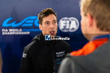 2024-07-13 - LYNN Alex (gbr), Cadillac Racing, Cadillac V-Series.R, portrait, mixed zone interview during the 2024 Rolex 6 Hours of Sao Paulo, 5th round of the 2024 FIA World Endurance Championship, from July 12 to 14, 2024 on the Autódromo José Carlos Pace in Interlagos, Brazil - FIA WEC - 6 HOURS OF SAO PAULO 2024 - ENDURANCE - MOTORS