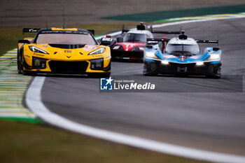 2024-07-13 - 36 VAXIVIERE Matthieu (fra), SCHUMACHER Mick (ger), LAPIERRE Nicolas (fra), Alpine Endurance Team, Alpine A424 #36, action during the 2024 Rolex 6 Hours of Sao Paulo, 5th round of the 2024 FIA World Endurance Championship, from July 11 to 14, 2024 on the Autódromo José Carlos Pace in Interlagos, Brazil - FIA WEC - 6 HOURS OF SAO PAULO 2024 - ENDURANCE - MOTORS