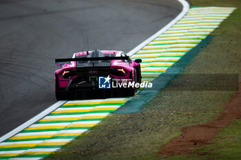 2024-07-13 - 85 BOVY Sarah (bel), PIN Doriane (fra), GATTING Michelle (dnk), Iron Dames, Lamborghini Huracan GT3 Evo2 #85, action during the 2024 Rolex 6 Hours of Sao Paulo, 5th round of the 2024 FIA World Endurance Championship, from July 11 to 14, 2024 on the Autódromo José Carlos Pace in Interlagos, Brazil - FIA WEC - 6 HOURS OF SAO PAULO 2024 - ENDURANCE - MOTORS