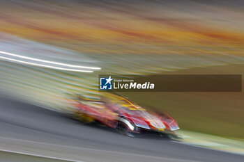 2024-07-13 - 50 FUOCO Antonio (ita), MOLINA Miguel (spa), NIELSEN Nicklas (dnk), Ferrari AF Corse, Ferrari 499P #50, action during the 2024 Rolex 6 Hours of Sao Paulo, 5th round of the 2024 FIA World Endurance Championship, from July 11 to 14, 2024 on the Autódromo José Carlos Pace in Interlagos, Brazil - FIA WEC - 6 HOURS OF SAO PAULO 2024 - ENDURANCE - MOTORS