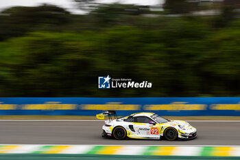 2024-07-13 - 92 MALYKHIN Aliaksandr (kna), STURM Joel (ger), BACHLER Klaus (aut), Manthey Purerxcing, Porsche 911 GT3 R #91, LM GT3, action during the 2024 Rolex 6 Hours of Sao Paulo, 5th round of the 2024 FIA World Endurance Championship, from July 12 to 14, 2024 on the Autódromo José Carlos Pace in Interlagos, Brazil - FIA WEC - 6 HOURS OF SAO PAULO 2024 - ENDURANCE - MOTORS