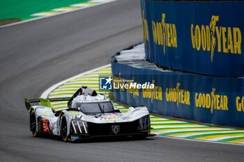 2024-07-13 - 94 DUVAL Loïc (fra), DI RESTA Paul (gbr), VANDOORNE Stoffel (bel), Peugeot TotalEnergies, Peugeot 9x8 #94, Hypercar, action during the 2024 Rolex 6 Hours of Sao Paulo, 5th round of the 2024 FIA World Endurance Championship, from July 12 to 14, 2024 on the Autódromo José Carlos Pace in Interlagos, Brazil - FIA WEC - 6 HOURS OF SAO PAULO 2024 - ENDURANCE - MOTORS