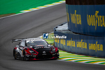 2024-07-13 - 87 LOPEZ José María (arg), KIMURA Takeshi (jpn), MASSON Esteban (fra), Akkodis ASP Team, Lexus RC F GT3 #87, LM GT3, action during the 2024 Rolex 6 Hours of Sao Paulo, 5th round of the 2024 FIA World Endurance Championship, from July 12 to 14, 2024 on the Autódromo José Carlos Pace in Interlagos, Brazil - FIA WEC - 6 HOURS OF SAO PAULO 2024 - ENDURANCE - MOTORS