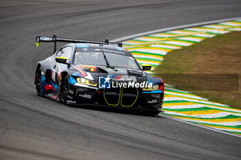 2024-07-13 - 46 MARTIN Maxime (bel), ROSSI Valentino (ita), AL HARTHY Ahmad (omn) Team WRT, BMW M4 GT3 #46, LM GT3, action during the 2024 Rolex 6 Hours of Sao Paulo, 5th round of the 2024 FIA World Endurance Championship, from July 12 to 14, 2024 on the Autódromo José Carlos Pace in Interlagos, Brazil - FIA WEC - 6 HOURS OF SAO PAULO 2024 - ENDURANCE - MOTORS