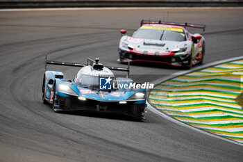 2024-07-13 - 35 MILESI Charles (fra), HABSBURG-LOTHRINGEN Ferdinand (aut), CHATIN Paul-Loup (fra), Alpine Endurance Team #35, Alpine A424, Hypercar, action during the 2024 Rolex 6 Hours of Sao Paulo, 5th round of the 2024 FIA World Endurance Championship, from July 12 to 14, 2024 on the Autódromo José Carlos Pace in Interlagos, Brazil - FIA WEC - 6 HOURS OF SAO PAULO 2024 - ENDURANCE - MOTORS