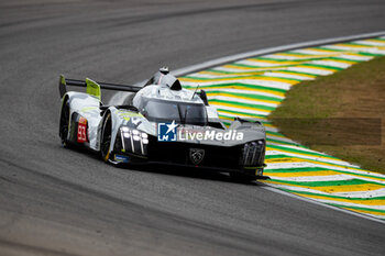 2024-07-13 - 93 JENSEN Mikkel (dnk), MULLER Nico (swi), VERGNE Jean-Eric (fra), Peugeot TotalEnergies, Peugeot 9x8 #93, Hypercar, action during the 2024 Rolex 6 Hours of Sao Paulo, 5th round of the 2024 FIA World Endurance Championship, from July 12 to 14, 2024 on the Autódromo José Carlos Pace in Interlagos, Brazil - FIA WEC - 6 HOURS OF SAO PAULO 2024 - ENDURANCE - MOTORS