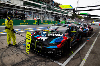 2024-07-13 - 46 MARTIN Maxime (bel), ROSSI Valentino (ita), AL HARTHY Ahmad (omn) Team WRT, BMW M4 GT3 #46, LM GT3, action during the 2024 Rolex 6 Hours of Sao Paulo, 5th round of the 2024 FIA World Endurance Championship, from July 12 to 14, 2024 on the Autódromo José Carlos Pace in Interlagos, Brazil - FIA WEC - 6 HOURS OF SAO PAULO 2024 - ENDURANCE - MOTORS