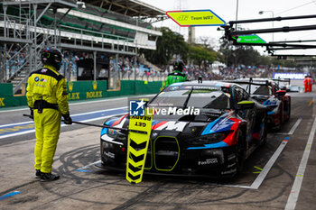 2024-07-13 - 46 MARTIN Maxime (bel), ROSSI Valentino (ita), AL HARTHY Ahmad (omn) Team WRT, BMW M4 GT3 #46, LM GT3, action during the 2024 Rolex 6 Hours of Sao Paulo, 5th round of the 2024 FIA World Endurance Championship, from July 12 to 14, 2024 on the Autódromo José Carlos Pace in Interlagos, Brazil - FIA WEC - 6 HOURS OF SAO PAULO 2024 - ENDURANCE - MOTORS