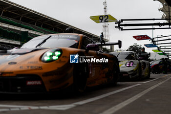 2024-07-13 - 92 MALYKHIN Aliaksandr (kna), STURM Joel (ger), BACHLER Klaus (aut), Manthey Purerxcing, Porsche 911 GT3 R #91, LM GT3, action during the 2024 Rolex 6 Hours of Sao Paulo, 5th round of the 2024 FIA World Endurance Championship, from July 12 to 14, 2024 on the Autódromo José Carlos Pace in Interlagos, Brazil - FIA WEC - 6 HOURS OF SAO PAULO 2024 - ENDURANCE - MOTORS