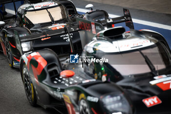 2024-07-13 - 08 BUEMI Sébastien (swi), HARTLEY Brendon (nzl), HIRAKAWA Ryo (jpn), Toyota Gazoo Racing, Toyota GR010 - Hybrid #08, Hypercar, action, 07 CONWAY Mike (gbr), KOBAYASHI Kamui (jpn), DE VRIES Nyck (nld), Toyota Gazoo Racing, Toyota GR010 - Hybrid #07, Hypercar, action during the 2024 Rolex 6 Hours of Sao Paulo, 5th round of the 2024 FIA World Endurance Championship, from July 11 to 14, 2024 on the Autódromo José Carlos Pace in Interlagos, Brazil - FIA WEC - 6 HOURS OF SAO PAULO 2024 - ENDURANCE - MOTORS