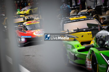 2024-07-13 - 50 FUOCO Antonio (ita), MOLINA Miguel (spa), NIELSEN Nicklas (dnk), Ferrari AF Corse, Ferrari 499P #50, Hypercar, action during the 2024 Rolex 6 Hours of Sao Paulo, 5th round of the 2024 FIA World Endurance Championship, from July 11 to 14, 2024 on the Autódromo José Carlos Pace in Interlagos, Brazil - FIA WEC - 6 HOURS OF SAO PAULO 2024 - ENDURANCE - MOTORS