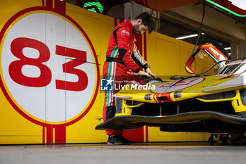 2024-07-13 - 83 KUBICA Robert (pol), SHWARTZMAN Robert (isr), YE Yifei (chn), AF Corse, Ferrari 499P #83, Hypercar, action during the 2024 Rolex 6 Hours of Sao Paulo, 5th round of the 2024 FIA World Endurance Championship, from July 11 to 14, 2024 on the Autódromo José Carlos Pace in Interlagos, Brazil - FIA WEC - 6 HOURS OF SAO PAULO 2024 - ENDURANCE - MOTORS