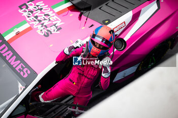 2024-07-13 - BOVY Sarah (bel), Iron Dames, Lamborghini Huracan GT3 Evo2, portrait during the 2024 Rolex 6 Hours of Sao Paulo, 5th round of the 2024 FIA World Endurance Championship, from July 11 to 14, 2024 on the Autódromo José Carlos Pace in Interlagos, Brazil - FIA WEC - 6 HOURS OF SAO PAULO 2024 - ENDURANCE - MOTORS