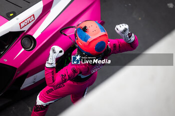 2024-07-13 - BOVY Sarah (bel), Iron Dames, Lamborghini Huracan GT3 Evo2, portrait during the 2024 Rolex 6 Hours of Sao Paulo, 5th round of the 2024 FIA World Endurance Championship, from July 11 to 14, 2024 on the Autódromo José Carlos Pace in Interlagos, Brazil - FIA WEC - 6 HOURS OF SAO PAULO 2024 - ENDURANCE - MOTORS