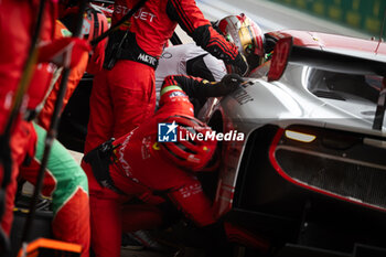 2024-07-13 - 55 HERIAU François (fra), MANN Simon (usa), ROVERA Alessio (ita), Vista AF Corse, Ferrari 296 GT3 #55, LM GT3, action during the 2024 Rolex 6 Hours of Sao Paulo, 5th round of the 2024 FIA World Endurance Championship, from July 11 to 14, 2024 on the Autódromo José Carlos Pace in Interlagos, Brazil - FIA WEC - 6 HOURS OF SAO PAULO 2024 - ENDURANCE - MOTORS