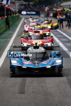 2024-07-13 - 36 VAXIVIERE Matthieu (fra), SCHUMACHER Mick (ger), LAPIERRE Nicolas (fra), Alpine Endurance Team, Alpine A424 #36, Hypercar, action during the 2024 Rolex 6 Hours of Sao Paulo, 5th round of the 2024 FIA World Endurance Championship, from July 11 to 14, 2024 on the Autódromo José Carlos Pace in Interlagos, Brazil - FIA WEC - 6 HOURS OF SAO PAULO 2024 - ENDURANCE - MOTORS