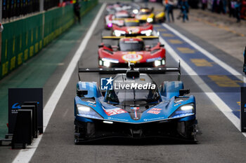 2024-07-13 - 36 VAXIVIERE Matthieu (fra), SCHUMACHER Mick (ger), LAPIERRE Nicolas (fra), Alpine Endurance Team, Alpine A424 #36, Hypercar, action during the 2024 Rolex 6 Hours of Sao Paulo, 5th round of the 2024 FIA World Endurance Championship, from July 11 to 14, 2024 on the Autódromo José Carlos Pace in Interlagos, Brazil - FIA WEC - 6 HOURS OF SAO PAULO 2024 - ENDURANCE - MOTORS