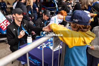 2024-07-13 - autograph session, session autographe HABSBURG-LOTHRINGEN Ferdinand (aut), Alpine Endurance Team, Alpine A424, portrait during the 2024 Rolex 6 Hours of Sao Paulo, 5th round of the 2024 FIA World Endurance Championship, from July 11 to 14, 2024 on the Autódromo José Carlos Pace in Interlagos, Brazil - FIA WEC - 6 HOURS OF SAO PAULO 2024 - ENDURANCE - MOTORS