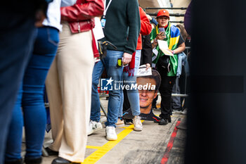 2024-07-13 - SCHUMACHER Mick (ger), Alpine Endurance Team, Alpine A424, portrait, autograph session, session autographe during the 2024 Rolex 6 Hours of Sao Paulo, 5th round of the 2024 FIA World Endurance Championship, from July 11 to 14, 2024 on the Autódromo José Carlos Pace in Interlagos, Brazil - FIA WEC - 6 HOURS OF SAO PAULO 2024 - ENDURANCE - MOTORS