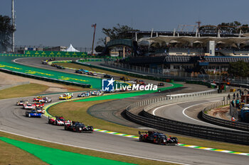 2024-07-14 - Race start of the race, depart, during the 2024 Rolex 6 Hours of Sao Paulo, 5th round of the 2024 FIA World Endurance Championship, from July 12 to 14, 2024 on the Autódromo José Carlos Pace in Interlagos, Brazil - FIA WEC - 6 HOURS OF SAO PAULO 2024 - ENDURANCE - MOTORS