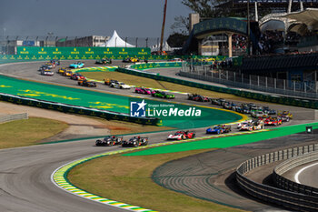 2024-07-14 - Race start of the race, depart, during the 2024 Rolex 6 Hours of Sao Paulo, 5th round of the 2024 FIA World Endurance Championship, from July 12 to 14, 2024 on the Autódromo José Carlos Pace in Interlagos, Brazil - FIA WEC - 6 HOURS OF SAO PAULO 2024 - ENDURANCE - MOTORS