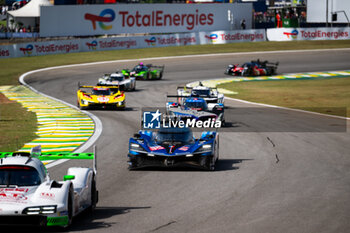 2024-07-14 - 35 MILESI Charles (fra), HABSBURG-LOTHRINGEN Ferdinand (aut), CHATIN Paul-Loup (fra), Alpine Endurance Team #35, Alpine A424, Hypercar, action formation lap during the 2024 Rolex 6 Hours of Sao Paulo, 5th round of the 2024 FIA World Endurance Championship, from July 11 to 14, 2024 on the Autódromo José Carlos Pace in Interlagos, Brazil - FIA WEC - 6 HOURS OF SAO PAULO 2024 - ENDURANCE - MOTORS