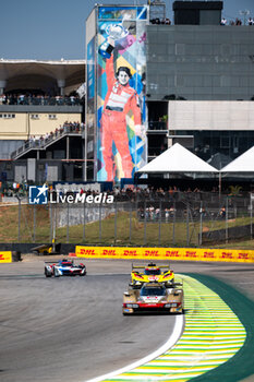 2024-07-14 - 38 RASMUSSEN Oliver (dnk), HANSON Philip (gbr), BUTTON Jenson (gbr), Hertz Team Jota, Porsche 963 #38, Hypercar, action during the 2024 Rolex 6 Hours of Sao Paulo, 5th round of the 2024 FIA World Endurance Championship, from July 11 to 14, 2024 on the Autódromo José Carlos Pace in Interlagos, Brazil - FIA WEC - 6 HOURS OF SAO PAULO 2024 - ENDURANCE - MOTORS