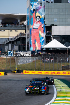 2024-07-14 - 46 MARTIN Maxime (bel), ROSSI Valentino (ita), AL HARTHY Ahmad (omn) Team WRT, BMW M4 GT3 #46, LM GT3, action during the 2024 Rolex 6 Hours of Sao Paulo, 5th round of the 2024 FIA World Endurance Championship, from July 11 to 14, 2024 on the Autódromo José Carlos Pace in Interlagos, Brazil - FIA WEC - 6 HOURS OF SAO PAULO 2024 - ENDURANCE - MOTORS