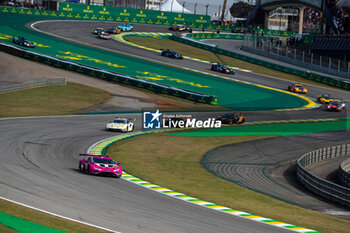 2024-07-14 - 85 BOVY Sarah (bel), FREY Rahel (swi), GATTING Michelle (dnk), Iron Dames, Lamborghini Huracan GT3 Evo2 #85, LM GT3, action during the 2024 Rolex 6 Hours of Sao Paulo, 5th round of the 2024 FIA World Endurance Championship, from July 12 to 14, 2024 on the Autódromo José Carlos Pace in Interlagos, Brazil - FIA WEC - 6 HOURS OF SAO PAULO 2024 - ENDURANCE - MOTORS