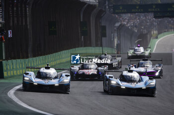 2024-07-14 - 35 MILESI Charles (fra), HABSBURG-LOTHRINGEN Ferdinand (aut), CHATIN Paul-Loup (fra), Alpine Endurance Team #35, Alpine A424, Hypercar, 36 VAXIVIERE Matthieu (fra), SCHUMACHER Mick (ger), LAPIERRE Nicolas (fra), Alpine Endurance Team, Alpine A424 #36, Hypercar, action during the 2024 Rolex 6 Hours of Sao Paulo, 5th round of the 2024 FIA World Endurance Championship, from July 12 to 14, 2024 on the Autódromo José Carlos Pace in Interlagos, Brazil - FIA WEC - 6 HOURS OF SAO PAULO 2024 - ENDURANCE - MOTORS