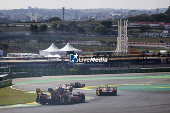 2024-07-14 - 50 FUOCO Antonio (ita), MOLINA Miguel (spa), NIELSEN Nicklas (dnk), Ferrari AF Corse, Ferrari 499P #50, Hypercar, action during the 2024 Rolex 6 Hours of Sao Paulo, 5th round of the 2024 FIA World Endurance Championship, from July 12 to 14, 2024 on the Autódromo José Carlos Pace in Interlagos, Brazil - FIA WEC - 6 HOURS OF SAO PAULO 2024 - ENDURANCE - MOTORS