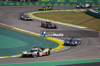 2024-07-14 - 93 JENSEN Mikkel (dnk), MULLER Nico (swi), VERGNE Jean-Eric (fra), Peugeot TotalEnergies, Peugeot 9x8 #93, Hypercar, action during the 2024 Rolex 6 Hours of Sao Paulo, 5th round of the 2024 FIA World Endurance Championship, from July 12 to 14, 2024 on the Autódromo José Carlos Pace in Interlagos, Brazil - FIA WEC - 6 HOURS OF SAO PAULO 2024 - ENDURANCE - MOTORS