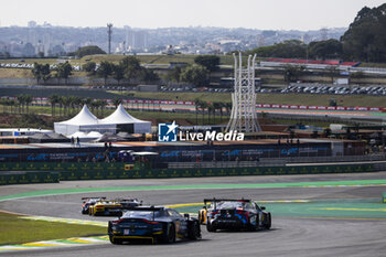 2024-07-14 - 27 JAMES Ian (usa), MANCINELLI Daniel (ita), RIBERAS Alex (spa), Heart of Racing Team, Aston Martin Vantage GT3 #27, LM GT3, action during the 2024 Rolex 6 Hours of Sao Paulo, 5th round of the 2024 FIA World Endurance Championship, from July 12 to 14, 2024 on the Autódromo José Carlos Pace in Interlagos, Brazil - FIA WEC - 6 HOURS OF SAO PAULO 2024 - ENDURANCE - MOTORS